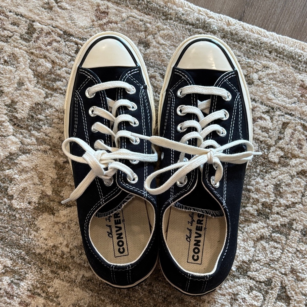 Converse Kids Black and White Sneakers